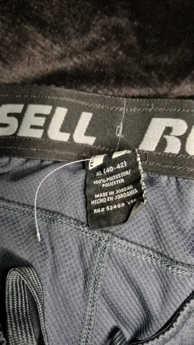 Shorts deportivos grises Russell Dri-Power 360 - miniatura 2