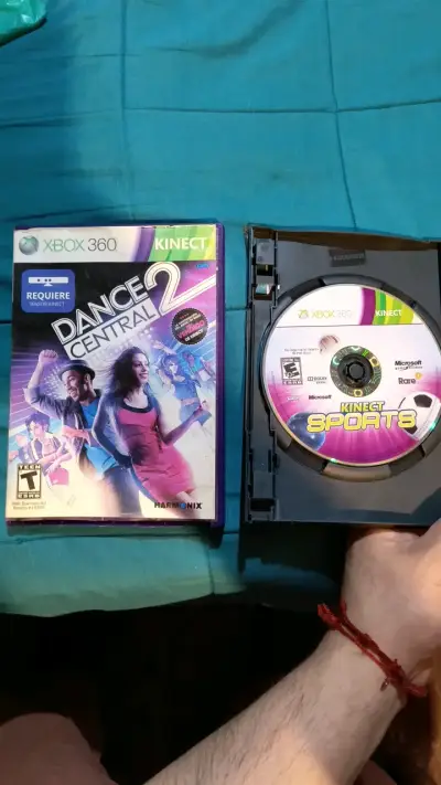 Juegos Xbox 360 Dance Central 2 y Kinect Sports - miniatura 1