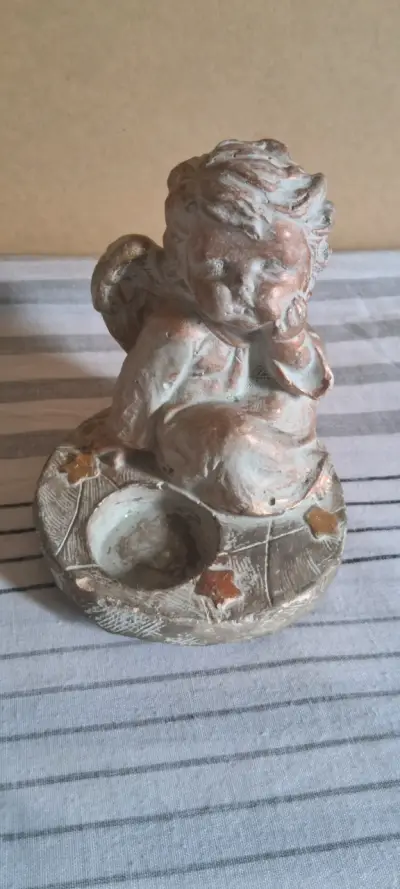 Portavelas / Figura Decorativa Ángel Querubín Pens - miniatura 3