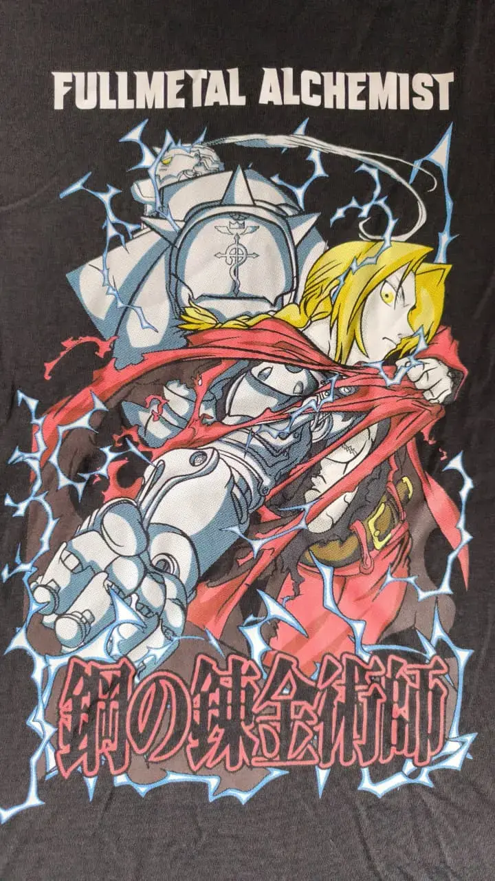 Polera Fullmetal Alchemist Talla L