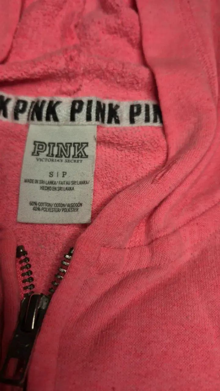 Polerón Y2K con capucha rosa PINK Victoria Secret - 2
