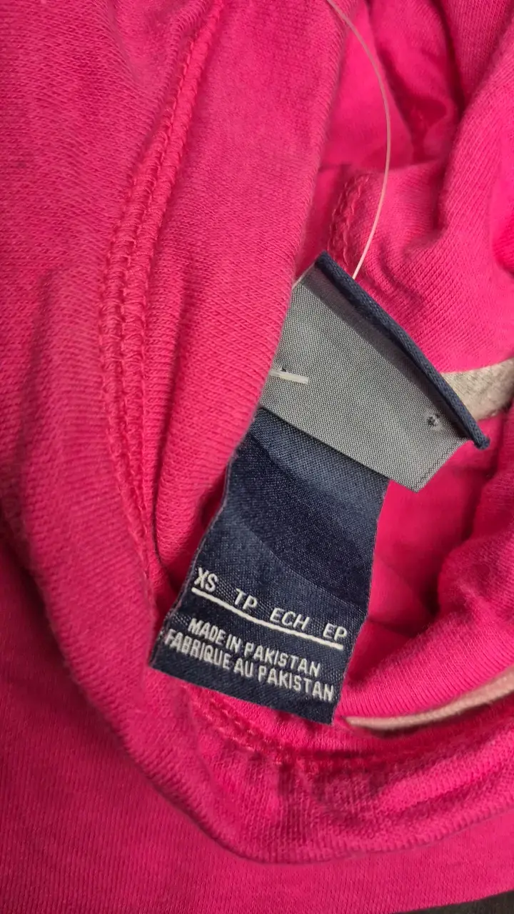 Polerón Y2K con capucha Nike rosa para mujer - 3