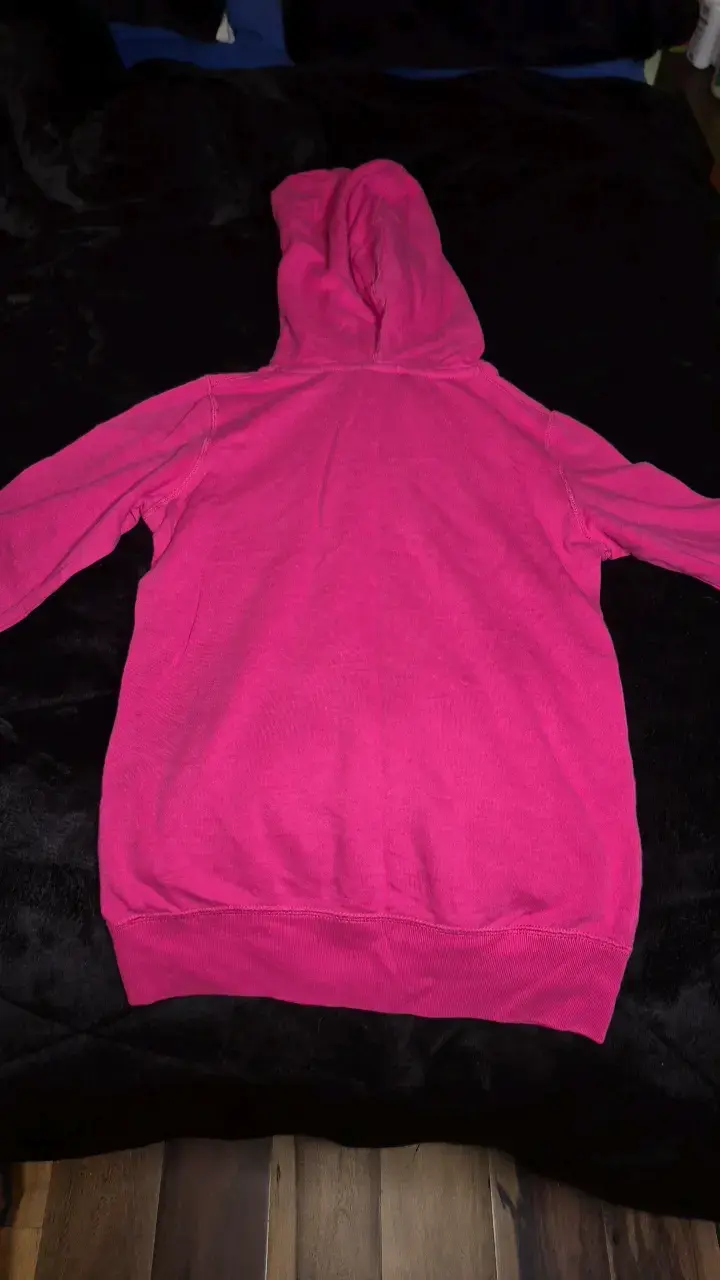 Polerón Y2K con capucha Nike rosa para mujer - 4