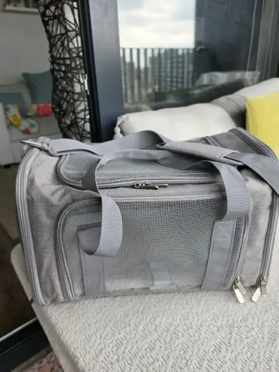 Mochila de viaje para mascotas Kulcan gris - miniatura 2
