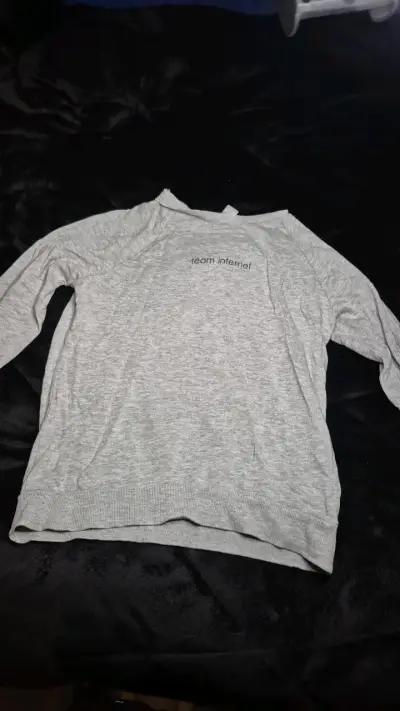 Polerón gris Team Internet para mujer - miniatura 1