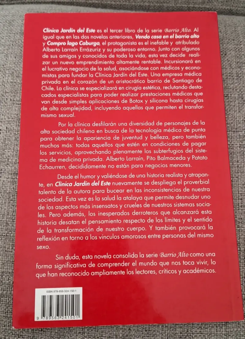 Libro Clínica Jardín del Este de Elizabeth Subercaseaux - 2