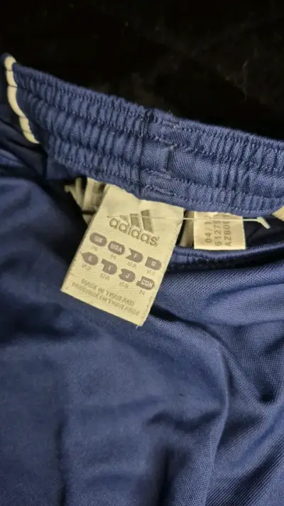 Shorts deportivos azul Adidas Climalite - miniatura 2