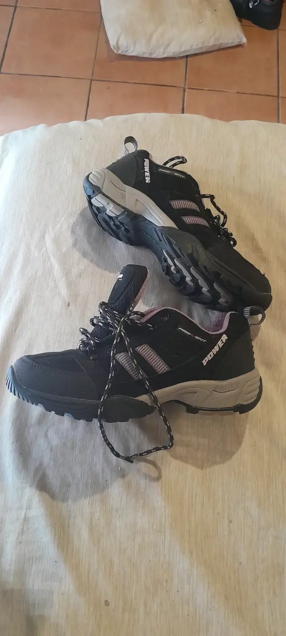 Zapatillas trekking Power Pro Vent negras - 1