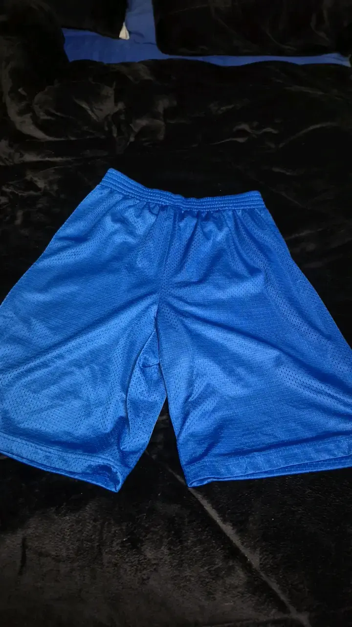 Shorts deportivos azules Reebok talla XL - 4