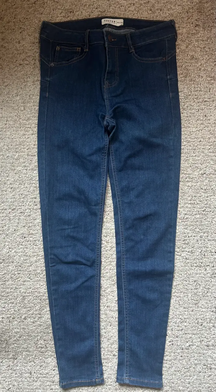 Jeans azul oscuro Foster para mujer - 1