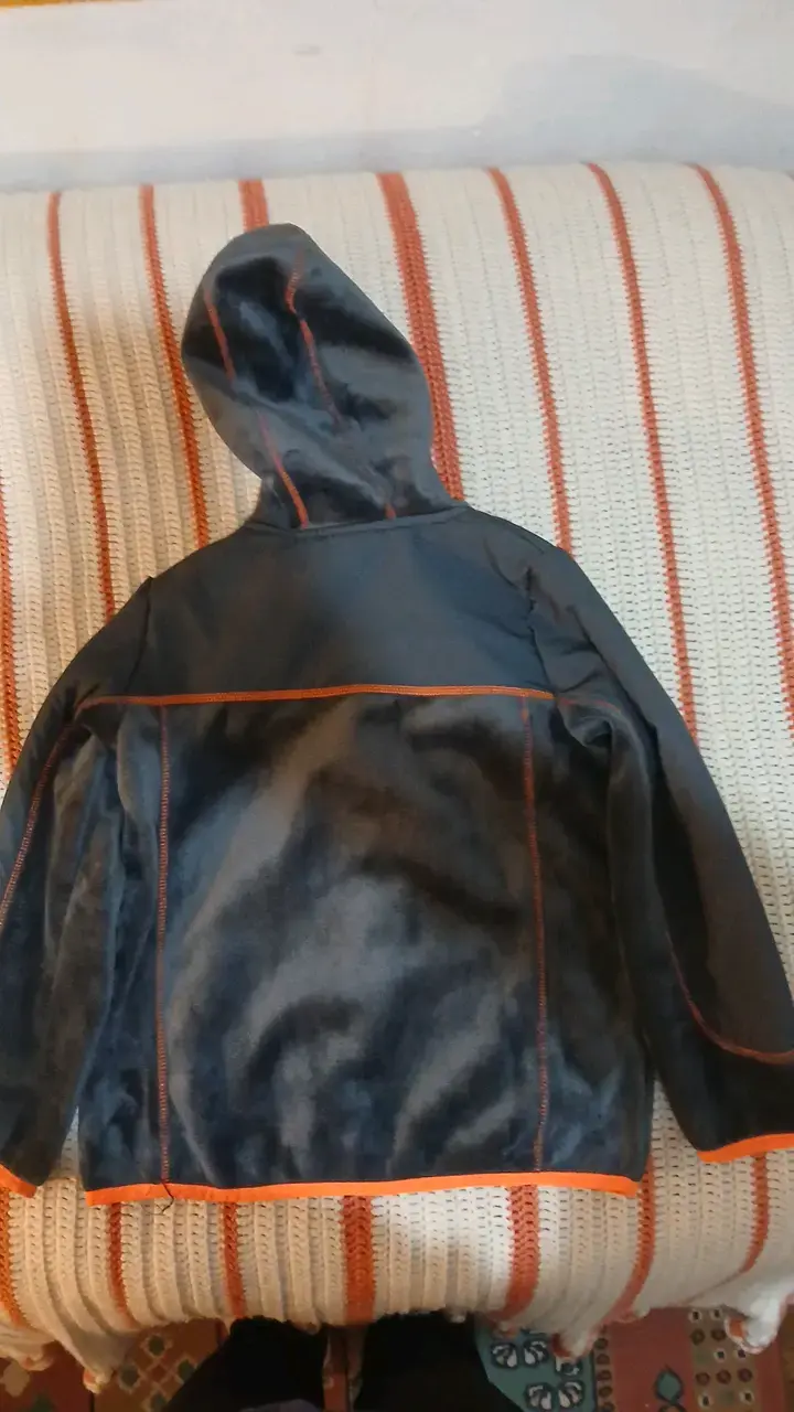Chaqueta polar con capucha para niño talla 8 - 1