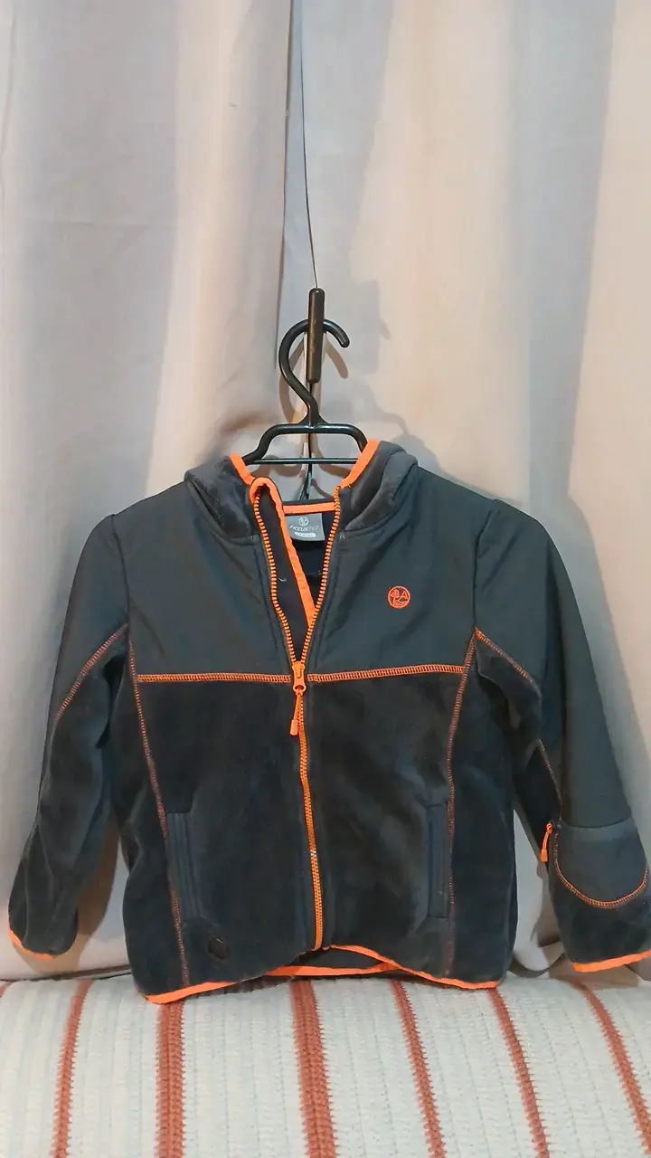 Chaqueta polar con capucha para niño talla 8 - 2