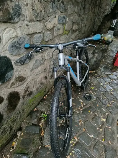 Bicicleta de montaña Trek gris con suspensión - miniatura 4