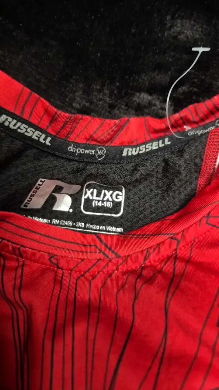 Polera deportiva roja Russell Dripower 360 - 2