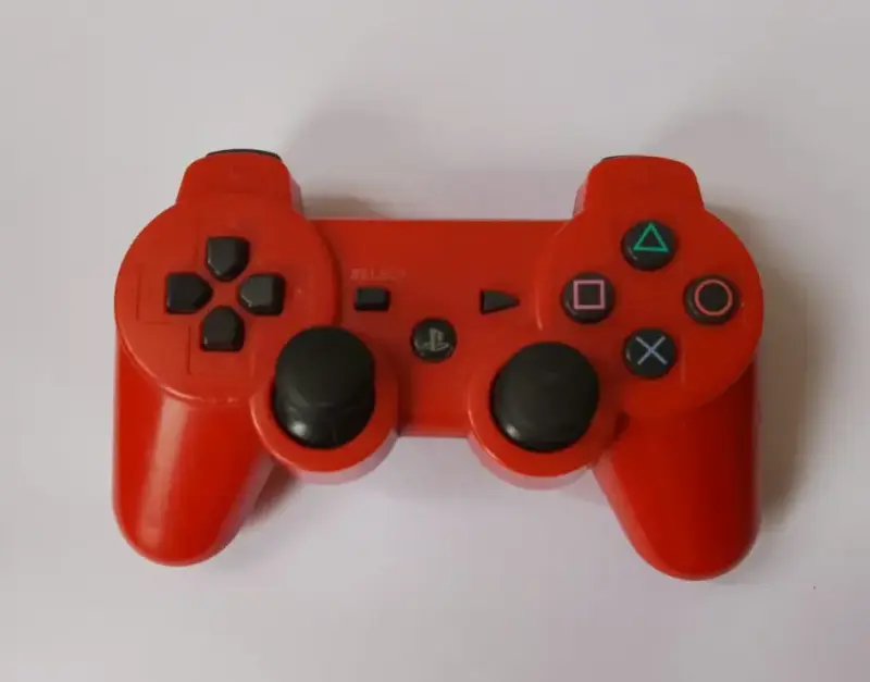Control de Juego Inalámbrico Rojo para PlayStation - 1
