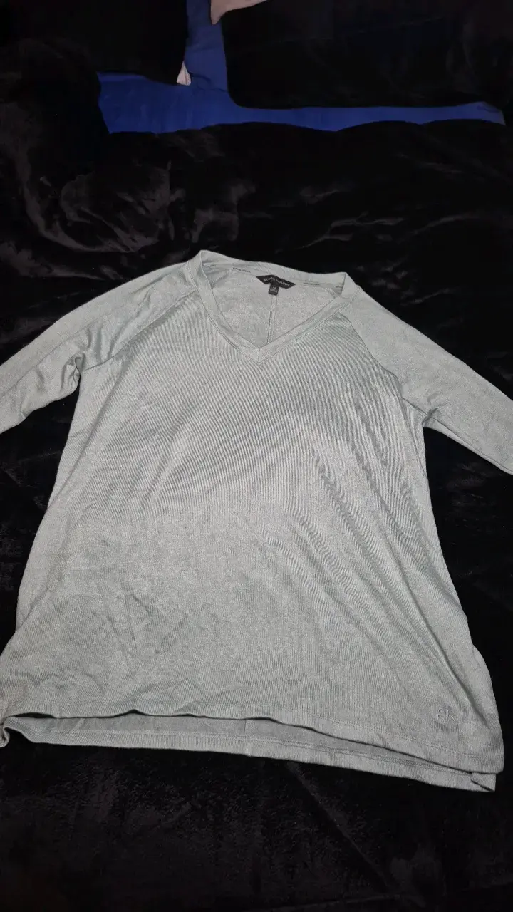 Polera verde claro Banana Republic para mujer