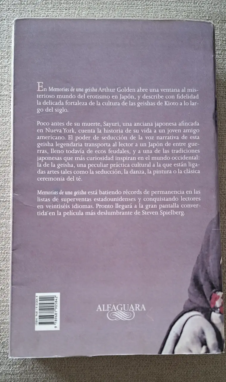 Libro Memorias de una Geisha de Arthur Golden - 2