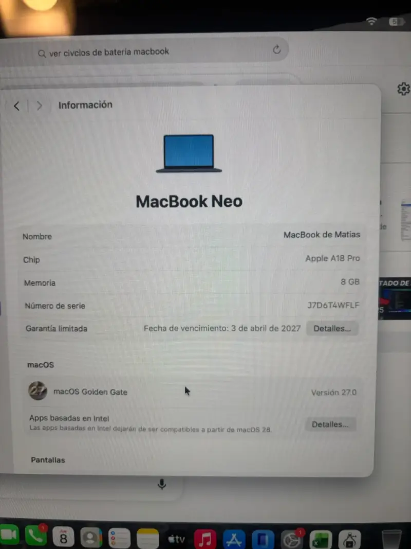 MacBook Neo Touch ID en excelente estado - 6
