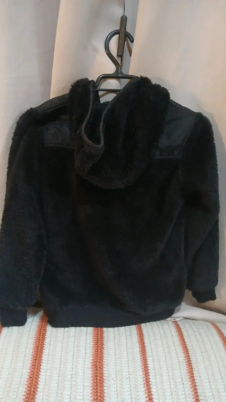 Chaqueta polar negra para niños Mountain talla 10 - 5