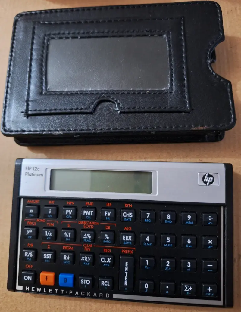 Calculadora Financiera HP 12c Platinum con Estuche - 2