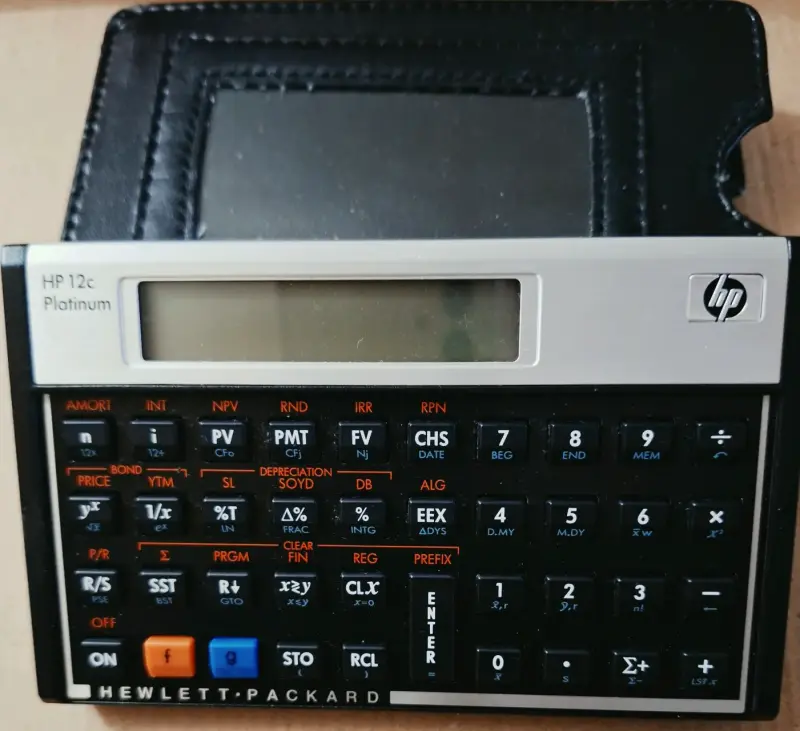 Calculadora Financiera HP 12c Platinum con Estuche - 3