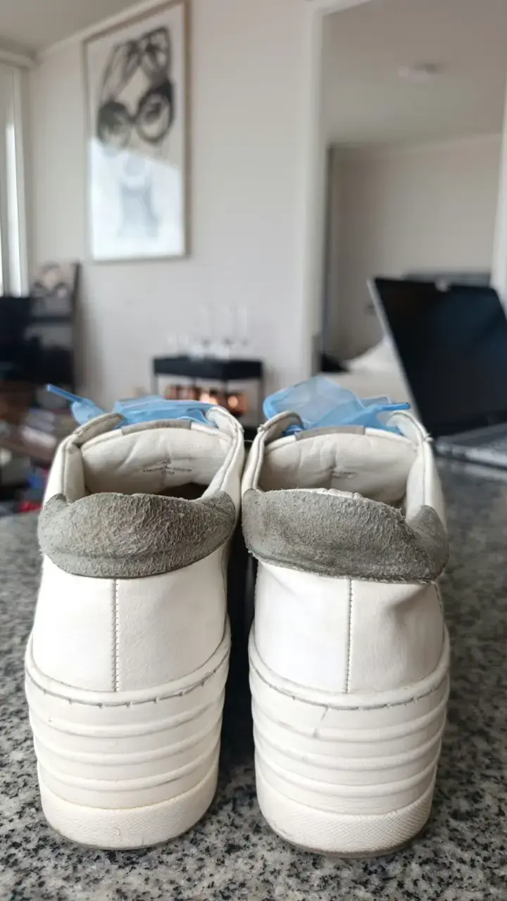 Zapatillas plataforma blancas MIM #40 - 3