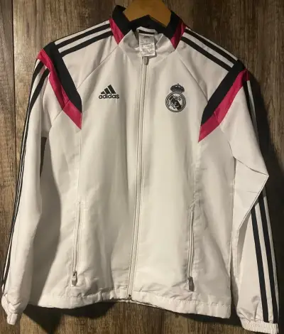 2 camisetas originales usadas, cortaviento real M. - miniatura 2