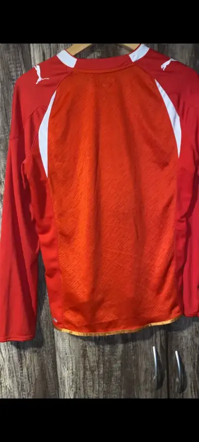 2 camisetas originales usadas, cortaviento real M. - miniatura 5