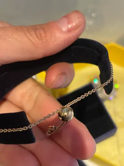 Pulsera de piedras preciosas en caja de regalo - miniatura 4