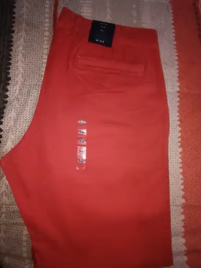 Pantalones rojos slim fit Gap Talla 52 - miniatura 1
