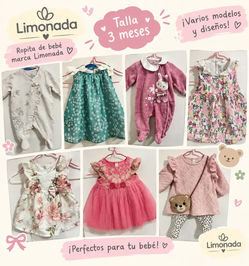 Ropa de bebé Limonada talla 3 meses