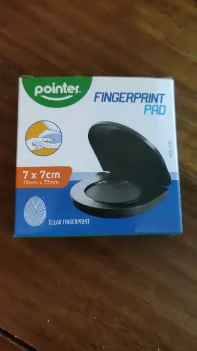 Almohadilla para huellas digitales Pointer 7x7 cm - miniatura 1