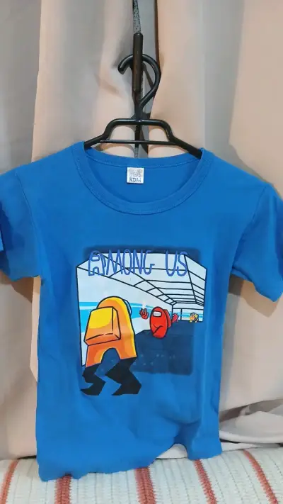 Polera azul Among Us para niños talla 14 - miniatura 1