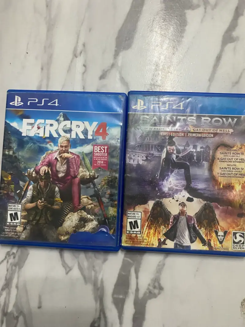 Farcry 4 y saints row paquete 2 juegos