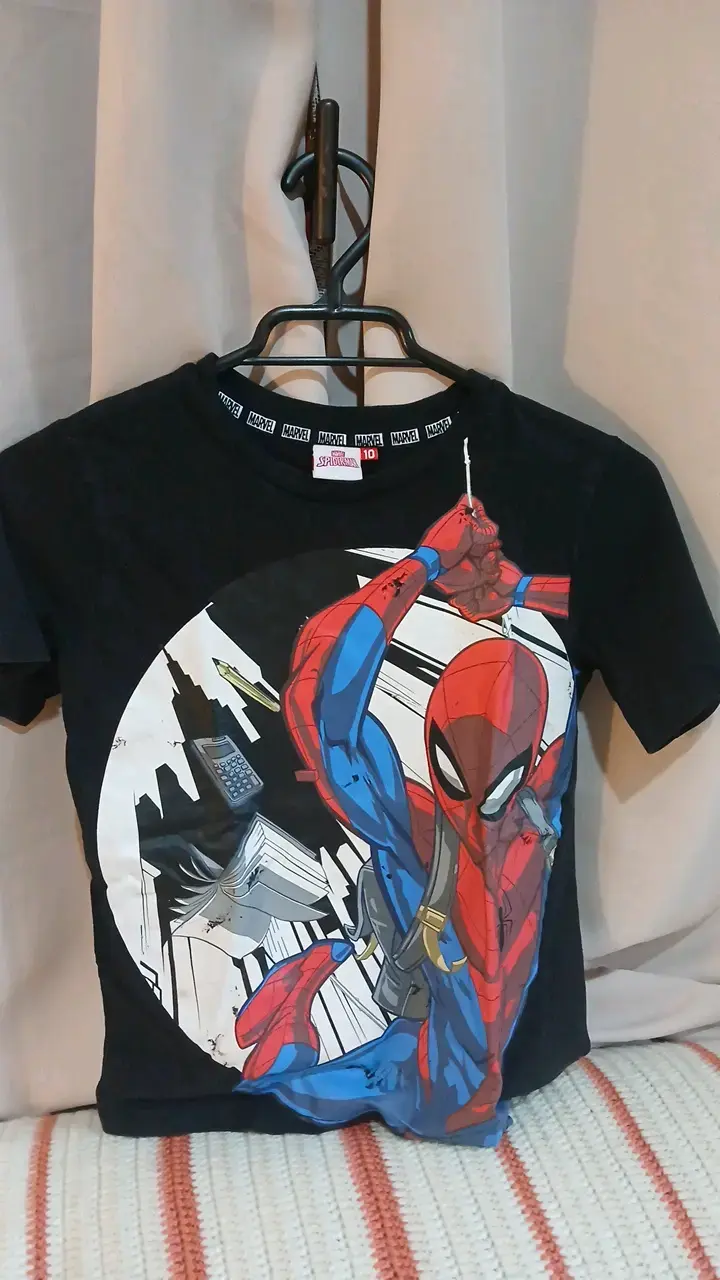 Polera de niño Spider-Man Marvel talla 10