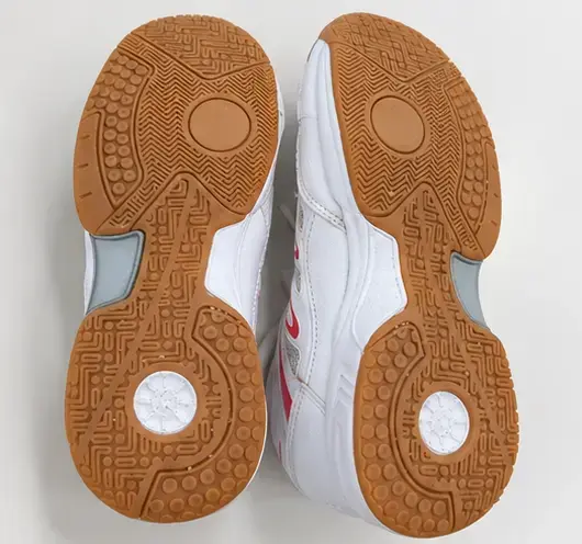 Zapatillas deportivas blancas y rojas para hombre - 2