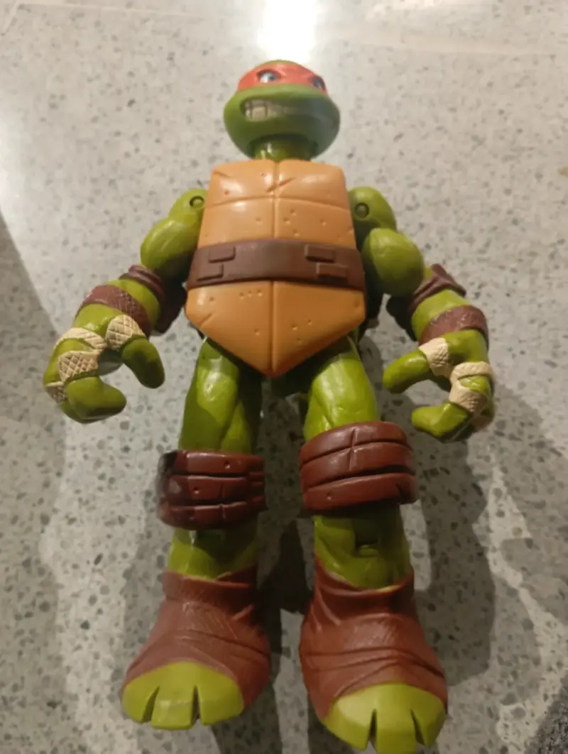 Tortuga Ninja Michelangelo 27 cm 2012 original. - 1