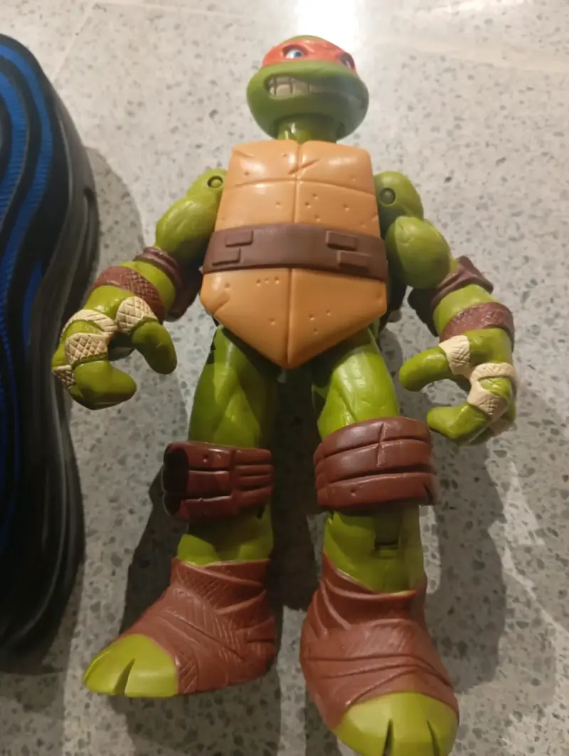 Tortuga Ninja Michelangelo 27 cm 2012 original. - 4