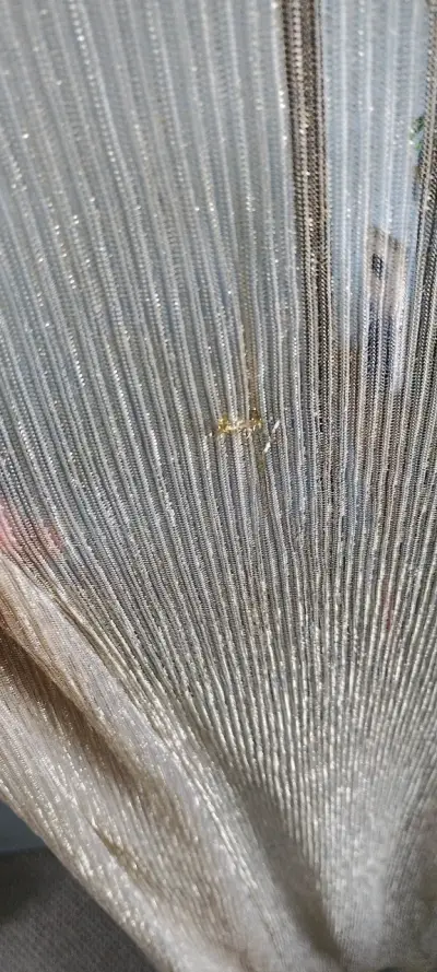 Kimono dorado transparente para mujer - miniatura 2