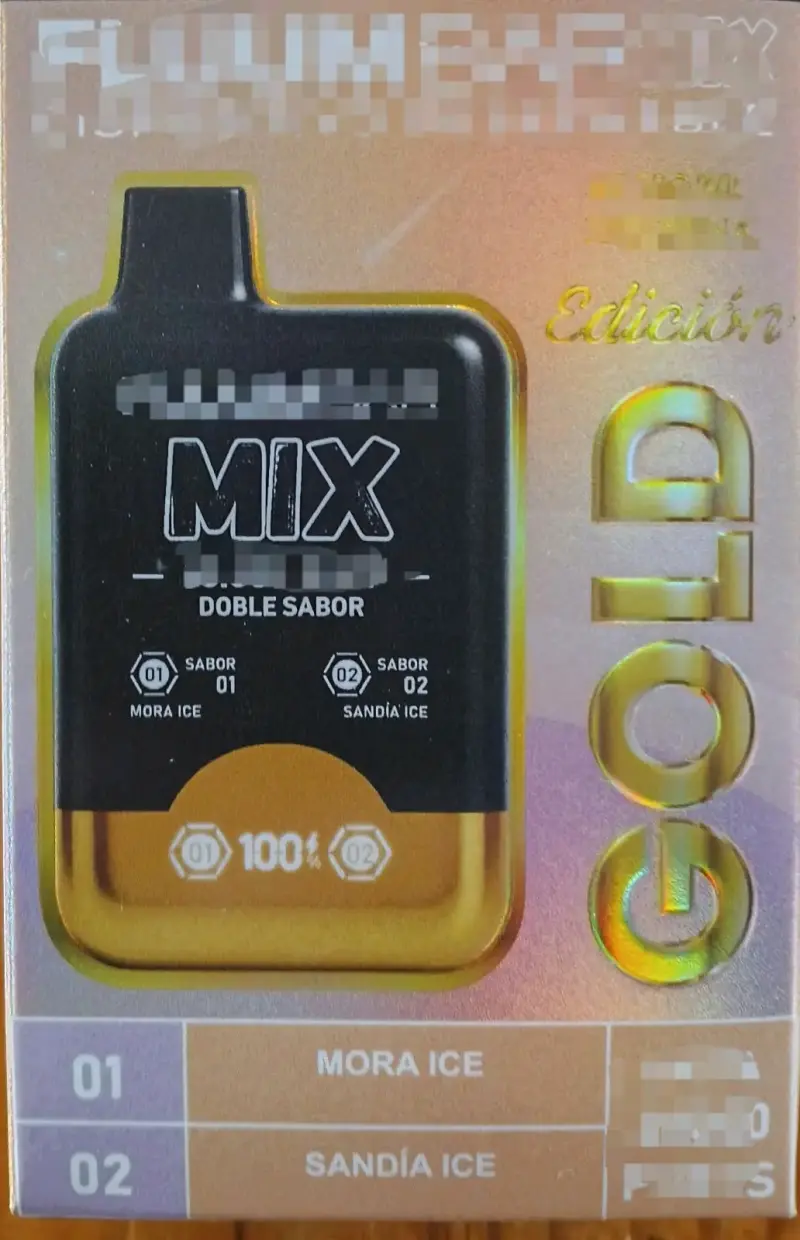 Vap desechable doble sabor mora y sandía
