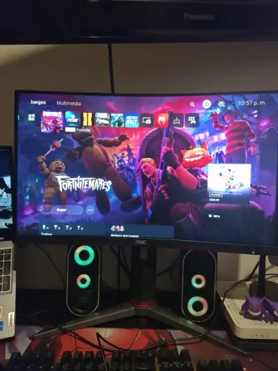 Monitor gamer AOC con pantalla curva - miniatura 1