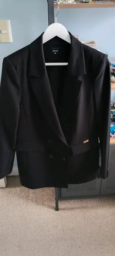 Blazer negro  mujer Liola T46 - miniatura 1