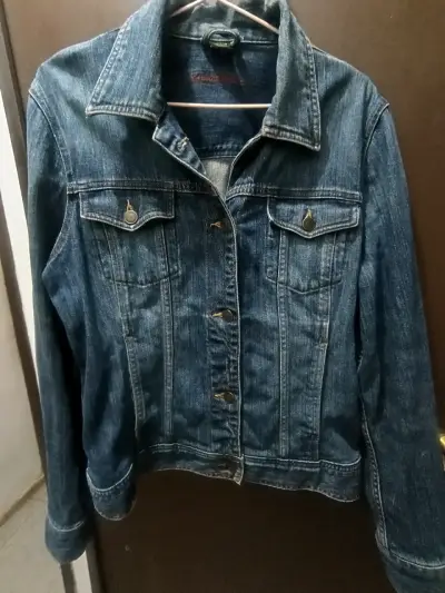 Chaqueta  mezclilla / jeans Eddie Bauer para mujer - miniatura 1
