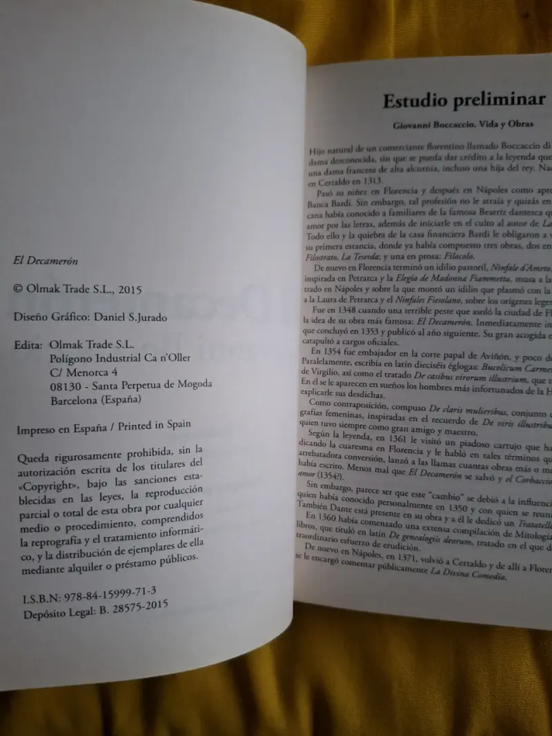 Libro El Decamerón de Giovanni Boccaccio - 3