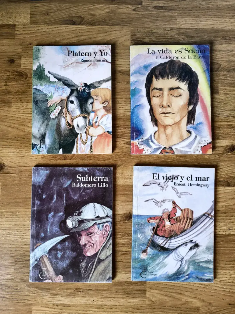 Colección de 4 libros clásicos de literatura