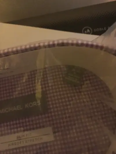Camisa Michael Kors Slim Fit Cuadros Violeta - miniatura 2
