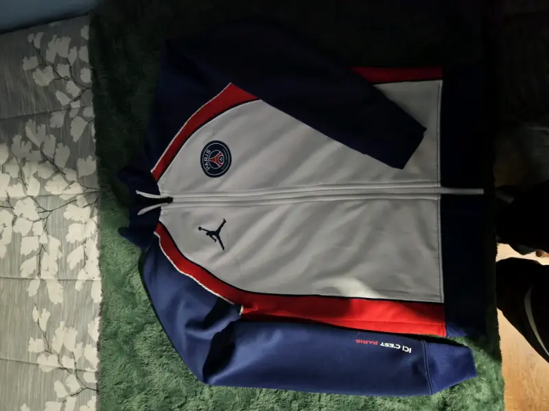 Chaqueta PSG Jordan azul y roja para niños - 2