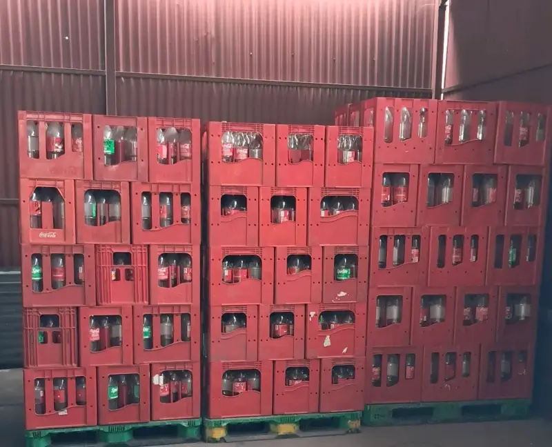 Jabas para botellas Coca-Cola y Cristal - 1