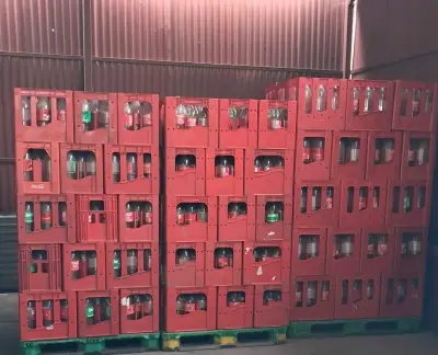 Jabas para botellas Coca-Cola y Cristal - miniatura 1
