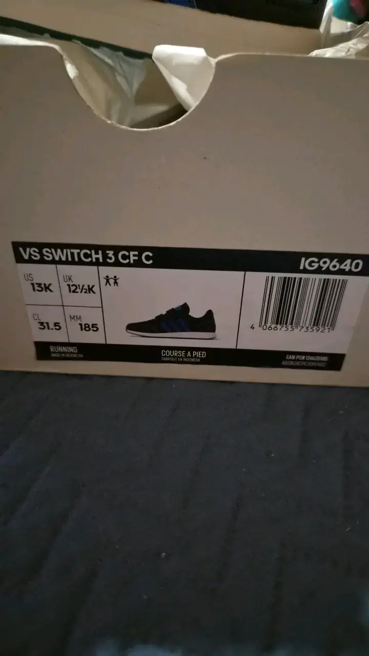 Zapatillas  deportivas Adidas N° 31.5 // 18.5 cm - 6